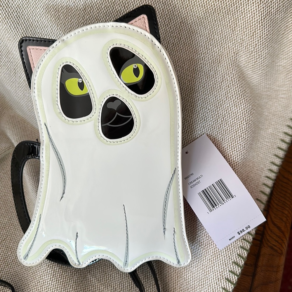 Betsy Johnson Black Cat/Ghost Purse